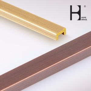 Heat Resistant Brass U Profile , 20ft Length Brass U Channel