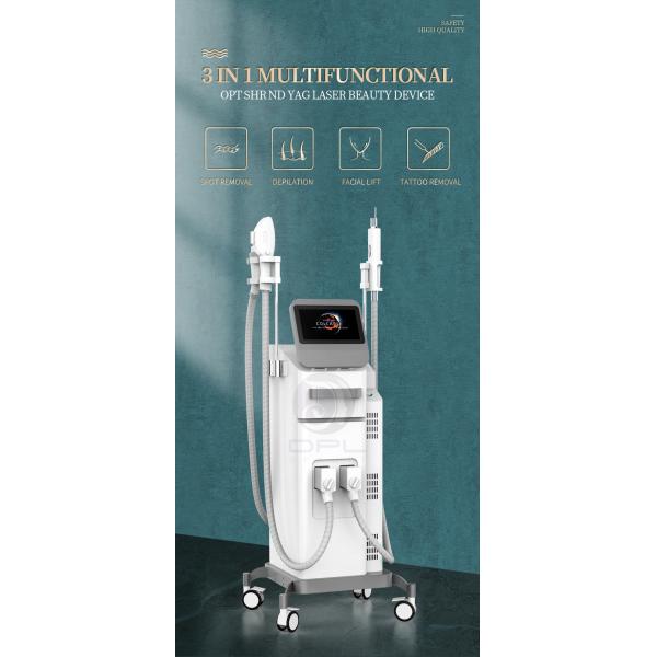 4 in 1ipl rf nd yag laser multifunction hair removal skin rejuvenation treatment machine