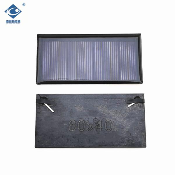 Epoxy Resin Solar Panel 0.35W Mini Portable Solar Panels Charger ZW-8040-5.5V Customizable Solar Panel