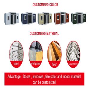 Small Modular Mobile Resort Hotel Homes Modern Steel Fabricated House with 2