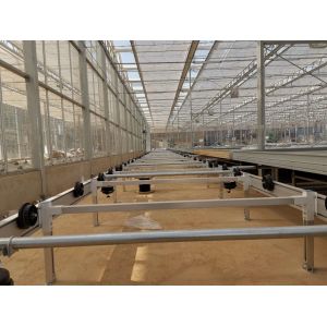 Hydroponic Trays Greenhouse Benches Ebb And Flow Rolling Benches 3mm