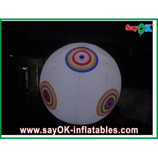 Buy Logo Printing Inflatable Lighting Hanging Ball For Wedding Ceremony / Stage Decoration at wholesale prices