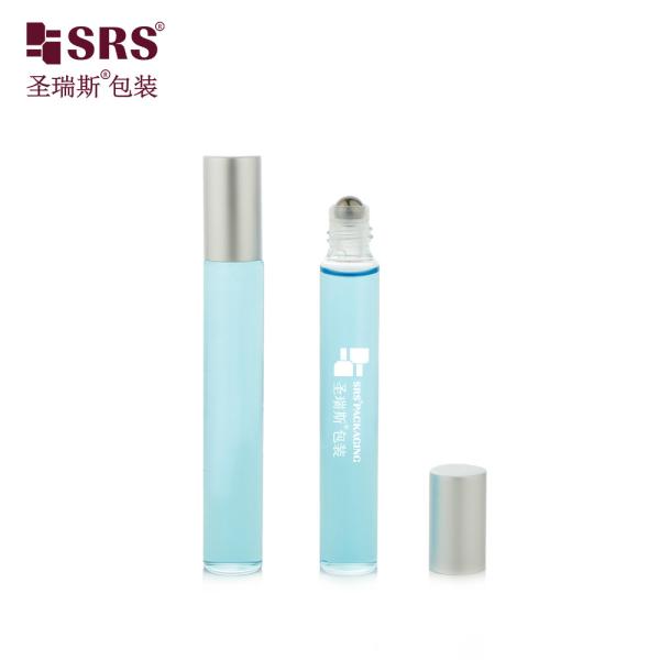 BLP-10ML Round Bottom Empty Transparent Tube Glass Roll On Essential Oil Bottle Wholesale