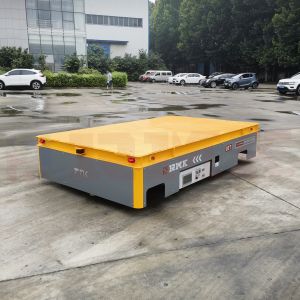 10T Steerable Transfer Trolley Steel Plate 300Tons Cart Transfer