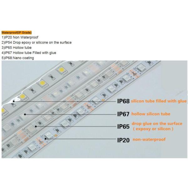 5050 Rgb LED Strip Lights DC12V Flexible Waterproof Exterior Led Strip Lighting