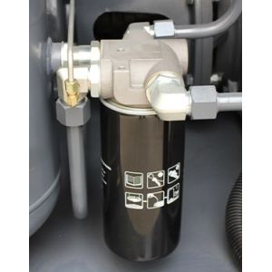 Blue Portable Industrial Screw Compressor Three Phase 30HP 580KGS