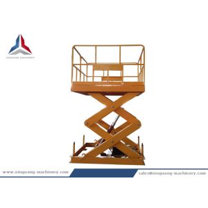 2000kg Load Capacity Stationary Hydraulic Scissor Lift Table for Warehouse