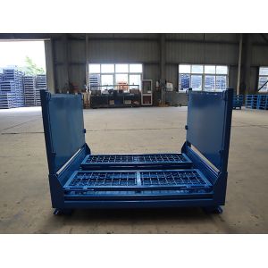 Customized Steel Collapsible Pallet Cage 1000kg - 2000kg Load Bearing