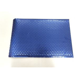 China Navy Blue Metallic Bubble Mailers Postage Padded Envelope For Courier Packaging on sale