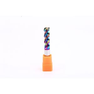 DLC Coating Tungsten Steel Aluminum End Mill With Center Cutting