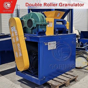 300x150mm Double Roller Press Granulating Machine For Natural Temperature