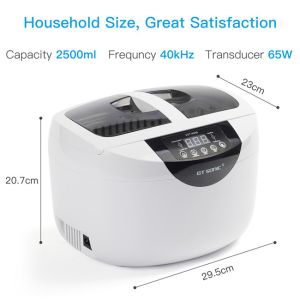 China SUS304 2.5L 40kHz Heated Ultrasonic Cleaner With Digital Timer on sale