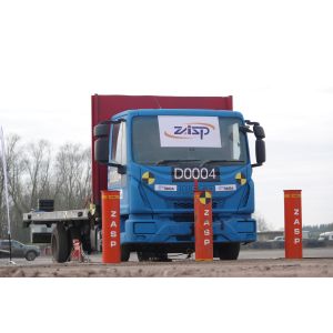 Fixed Bollards Q345 Carbon Steel 800mm Intercept Height