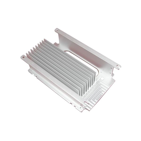 Buy Solar Energy Equipment Extruded Aluminum Heatsink , Silver Anodize Treatment at wholesale prices