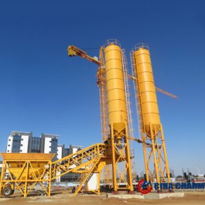 Automatic Working Mobile Batching Plant YHZS35 With 35m3/Hour