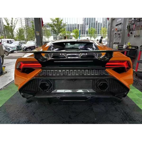 LP580 LP610 Lamborghini Huracan Evo Body Kit Tecnica Style Carbon Fiber Spoiler Wing