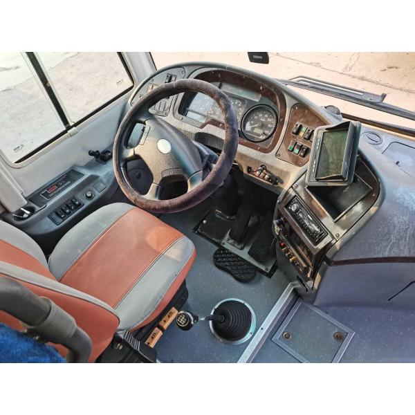 Used Tour Bus KLQ6856 37 Seats Left Steering Steel Chassis Euro III Used Higer Bus