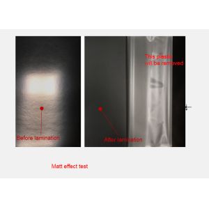 Recycled Scratch Resistance Glossy Removable Plastic Protection Packaging