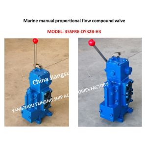 China Controlled Windlass-Marine Manual Proportional Flow Compound Valve Model-35SFRE-OY32B Flow-280L/Min on sale