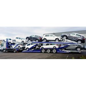 137500 to 26000*2500to2550 Height 3 Axle Car Trailer for Secure and Smooth