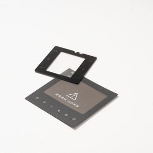 Cnc Cutting Acrylic Display Cover Glass Control Panel Silk Screen Printing