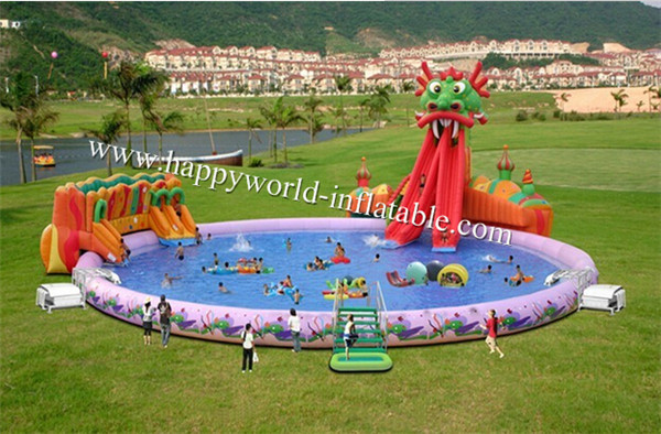 Buy inflatable water park , giant inflatable water park , water park toys at wholesale prices