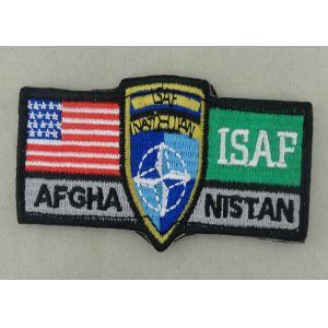 ISAF Custom Embroidery Patches / Woven America Military Velcro Patches