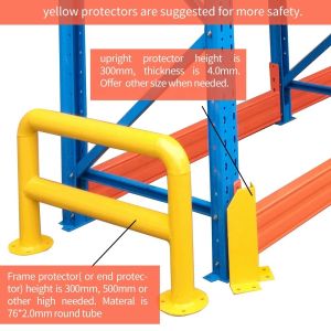 Green Corrosion Protection Pallet Storage Rack for Customized Warehouse
