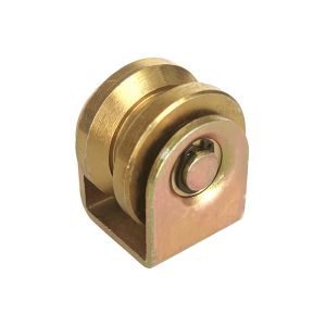 3.54" 90mm Sliding Gate Wheel Bearings Double Bracket Y Groove