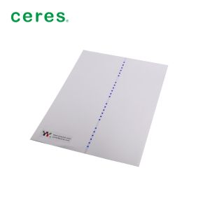 Quality 80 Gram Security Watermark Paper With Green To Blue Threads for sale