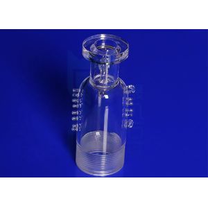 Transparent Quartz Crucible 2.2g / Cm3 Experimental Instrument