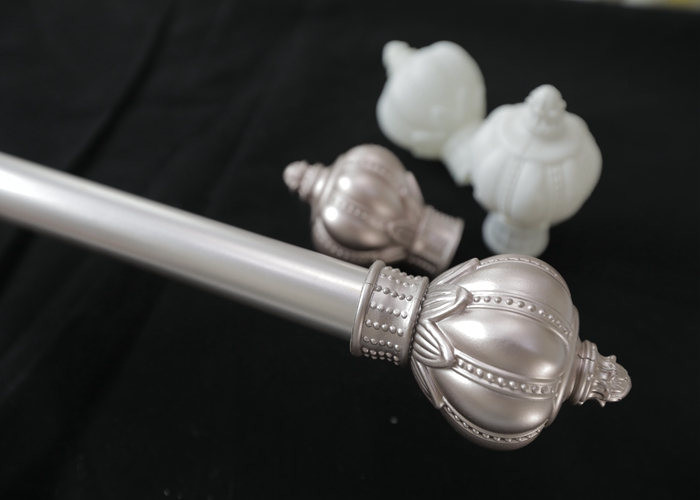 Classical Style Window 1 Inch Plastic Curtain Rod Finials