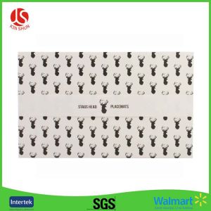 Interesting Letters Game Printed Plastic Placemat for Kids Usage