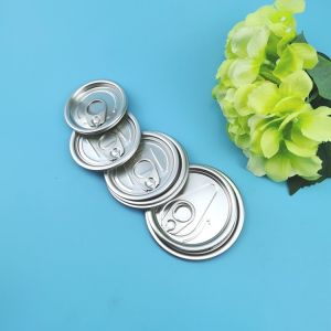 65mm 83mm 99mm Aluminum Easy Open Can Lids Ring Pull