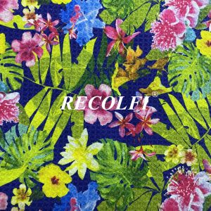 180gsm Activewear Made From Recycled Plastic Digital Printing Swim Towlling