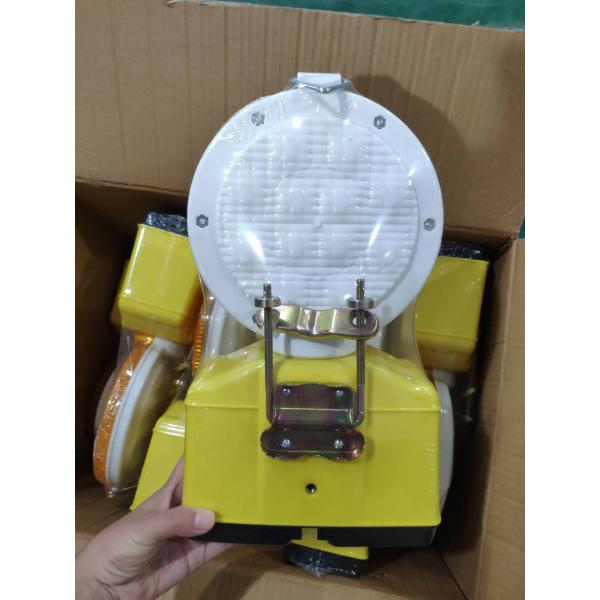 High Visibility Flashing Solar Battery Powered Traffic Cone Led Barricade Light For Road