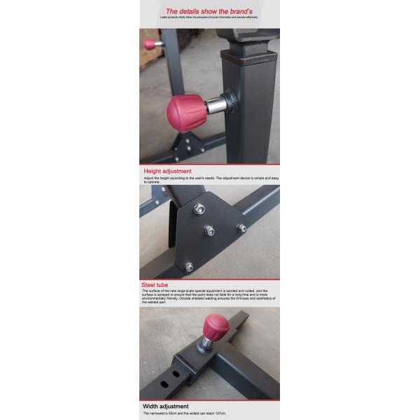 Weightlifting Fitness Full Gym Equipment Power Half Adjustable Squat Rack