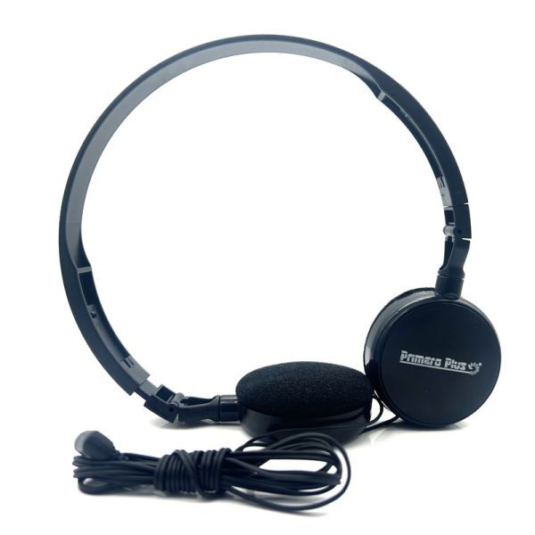 Airline Earphones Classroom Airplane Over Head Earphones Disposable Headphone with PVC Material Cable