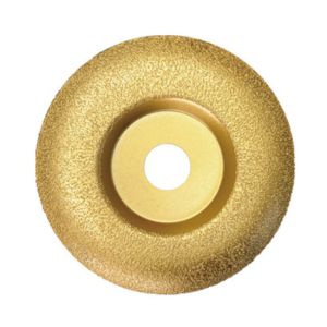 Curved 125mm Diamond Cup Disc Grinding Wheel Vacuum Brazed