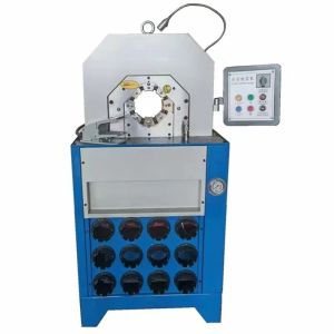 One Time Crimping AC Hose Crimping Machine For 6-76mm Crimping Range 5.5KW Motor
