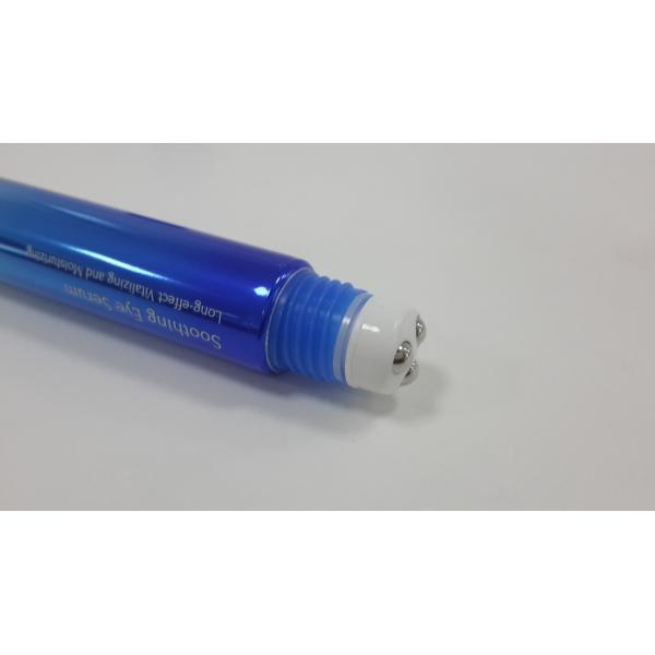 Metallic Three Roller Ball Tube for Eye Cream Packaging Diameter 19mm