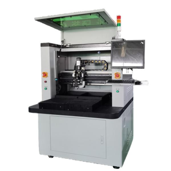 White PCB Router Machine 60000RPM Spindle Speed For Milling Joints FR4/CEM/MCPCB