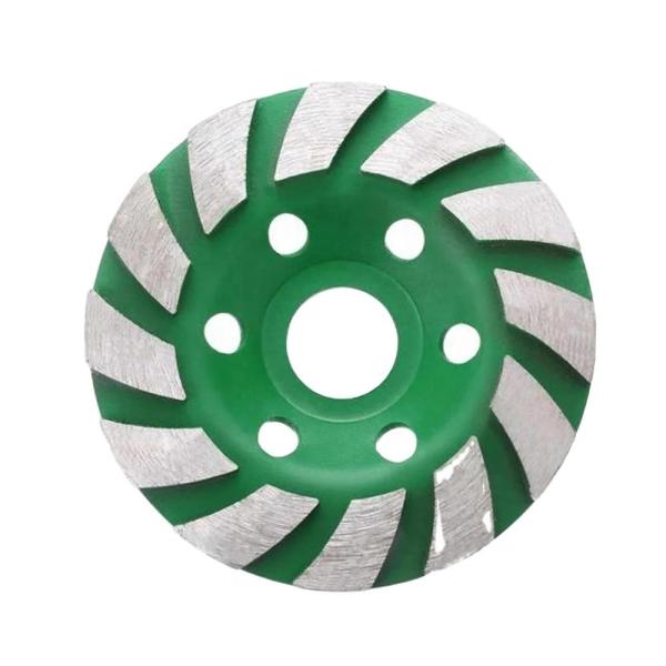 Buy Granite Floor Fine Grinding Turbo Segmented Cup Wheel with Resin Filled Diamond Wheel at wholesale prices