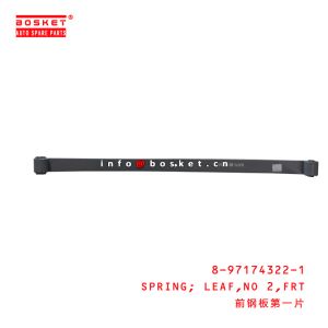8-97174322-1 ISUZU NQR Front Leaf Spring 8971743221