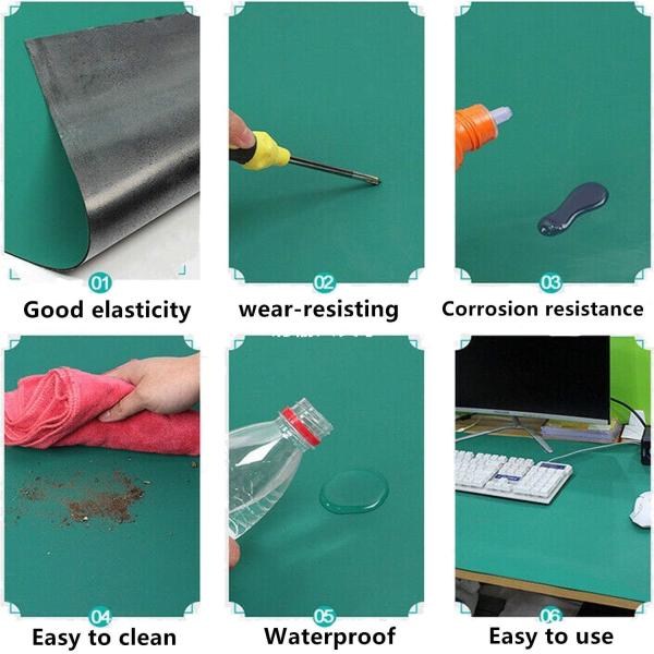 ESD Matting Natural Rubber Sheet ESD Antistatic Table Mat Floor For Cleanroom