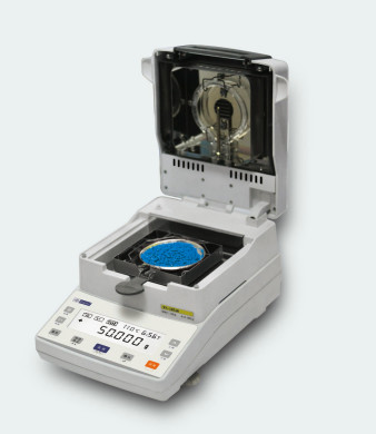 Portable Moisture Meter Halohen Lamp For Plastic Material 3 Minutes Result