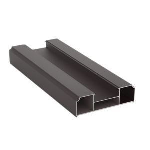 6061 Powder Coated Aluminium Extrusions Column Threading Aluminum Profile