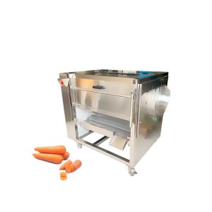 500KG/H Fruit And Vegetable Peeler Machine Ginger Potato Washer