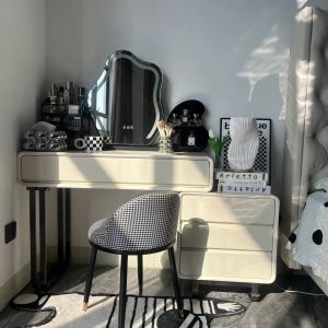 Hotel Modern Dressing Table Storage Bin Cabinet Makeup Vanity Table