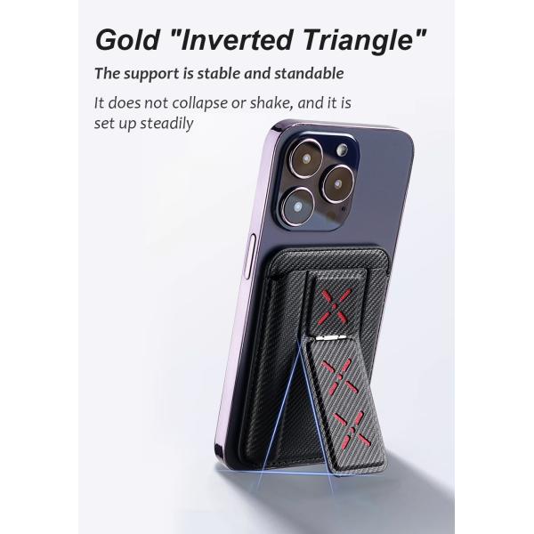 Origami Magsafe Wallet Slim Stand Phone Grip And Card Holder for IPhone 16